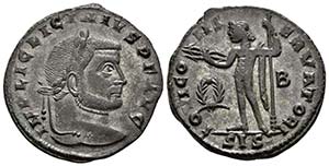 LICINIO I. Follis. 312 d.C. Siscia. A/ Busto ... 