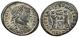 LICINIO II. Follis. 317-324 d.C. Siscia. A/ ... 