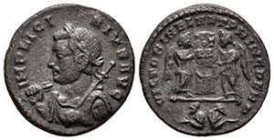 LICINIO I. Follis. 319-320 d.C. Lugdunum. A/ ... 