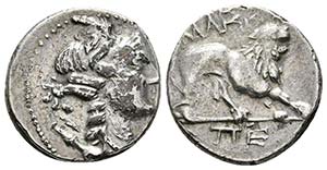 MASSALIA (Gaul). Dracma. 121-82 a.C. A/ ... 