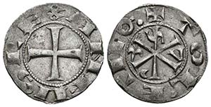 ALFONSO VI. Dinero. (1073-1109). Toledo. R/ ... 
