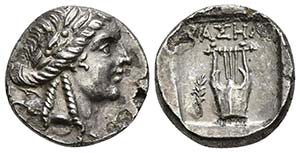 PHASELIS. LYCIA. Dracma. 167-100 a.C. A/ ... 