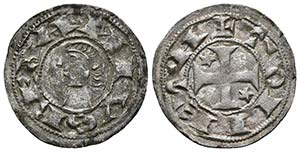 ALFONSO VIII. Dinero. (1158-1214). Toledo. ... 