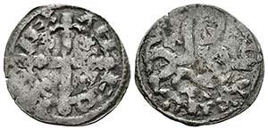 ALFONSO IX. Dinero. (1188-1230). Sin marca. ... 