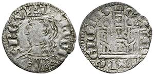 ALFONSO XI. Cornado-DInero. (1312-1350). ... 