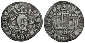 ENRIQUE IV. 1/2 Cuartillo. (1454-1474). ... 