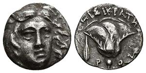 RHODOS, Rhodas. Hemidracma. 205-190 a.C. ... 