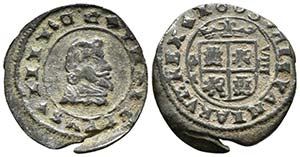 FELIPE IV. 8 Maravedís. 1663. Granada N. ... 