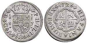 FELIPE V. 1 Real. 1726. Sevilla J. Cal-1713. ... 