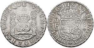 FELIPE V. 8 Reales. 1740. México MF. ... 