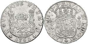 CARLOS III. 8 Reales. 1765. México MF. ... 