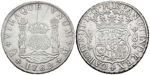CARLOS III. 8 Reales. 1770. México MF. ... 
