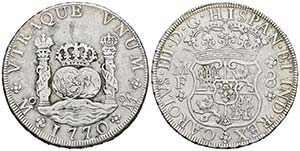 CARLOS III. 8 Reales. 1770. México MF. ... 