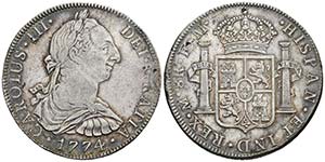 CARLOS III. 8 Reales. 1774. México FM. ... 