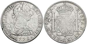 CARLOS III. 8 Reales. 1778. México FF. ... 
