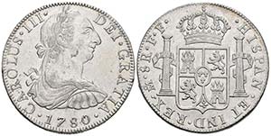 CARLOS III. 8 Reales. 1780. México FF. ... 
