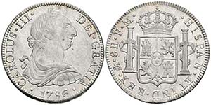 CARLOS III. 8 Reales. 1786. México FM. ... 