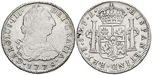 CARLOS III. 8 Reales. 1778. Potosí PR. ... 