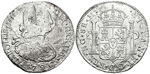 CARLOS IV. 8 Reales. 1796. Guatemala M. ... 