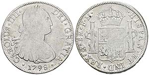 CARLOS IV. 8 Reales. 1798. México FM. ... 