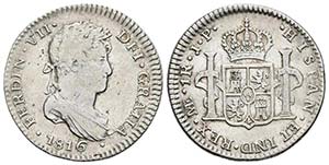 FERNANDO VII. 1 Real. 1816. Lima JP. ... 