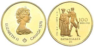 CANADA. Elizabeth II. 100 Dollars. 1976. ... 