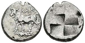 BITHYNIA, Kalchedon. Siglos. 340-320 a.C. A/ ... 