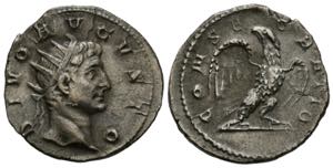 TRAJAN DECIO, commemorative coinage of Divo ... 