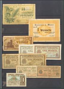 Beautiful set of 85 Civil War banknotes, ... 