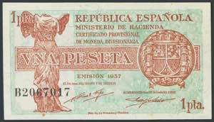 1 peseta. 1937. Series B. (Edifil 2017: ... 