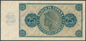 1 peseta. 1937. Correlative ... 