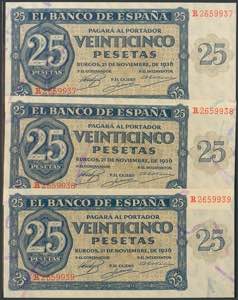 5 Pesetas. November 21, 1936. Without ... 