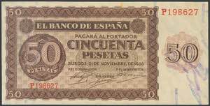 25 pesetas. November 21, 1936. Series S, ... 
