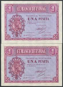 500 pesetas. November 21, 1936. Series B. ... 