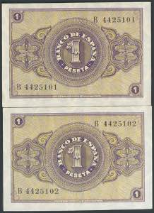 500 pesetas. November 21, 1936. ... 