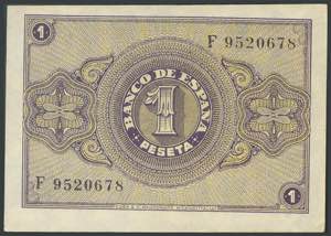 1 peseta. February 28, 1938. ... 