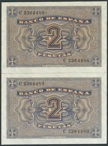 25 pesetas. May 20, 1938. Series ... 