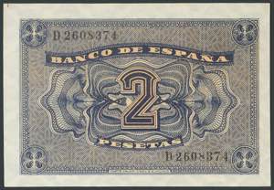 25 pesetas. May 20, 1938. ... 