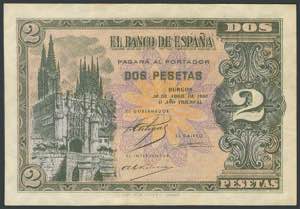 50 Pesetas. May 20, 1938. Series ... 