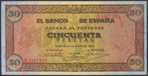100 pesetas. May 20, 1938. Series G. (Edifil ... 