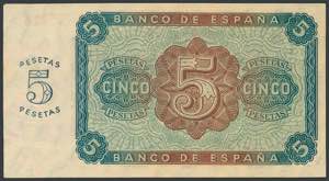 1 peseta. September 4, 1940. ... 