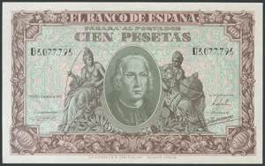 1 peseta. May 21, 1943. Correlative pair. No ... 