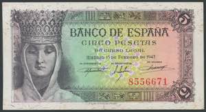 100 pesetas. February 19, 1946. Correlative ... 
