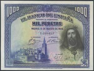 (1930ca). Pagaré del Banco de España, de ... 