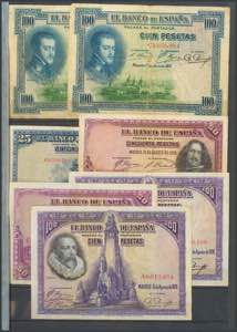 Beautiful set of 133 banknotes from the Bank ... 