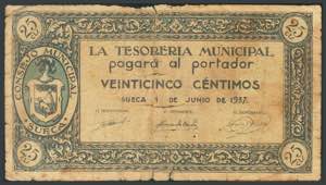 SWEDEN (VALENCIA). 25 cents. June 1, 1937. ... 