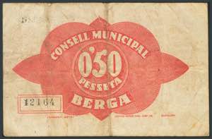 BERGA (BARCELONA). 50 Céntimos. ... 