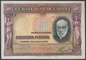 500 pesetas. April 25, 1931. (Edifil 2017: ... 