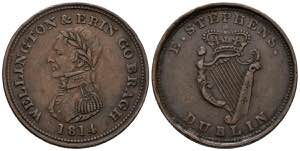 IRELAND. Medal or token with a value of 1 ... 