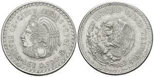 ESTADOS UNIDOS DE MÉXICO. 5 Pesos (Ar. ... 